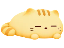 寝そべってひとやすみするごろもち